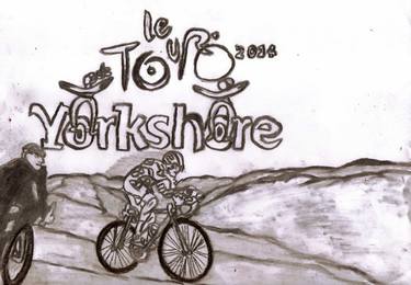 Print of Motorcycle Drawings by Sylvia Howarth