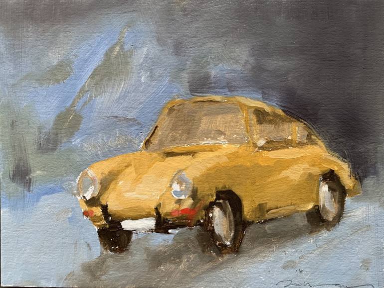 Original Conceptual Automobile Painting by Norman Vila