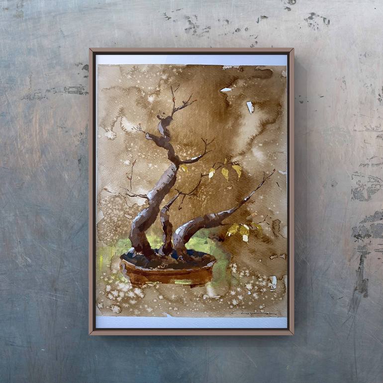 Original Illustration Floral Painting by Norman Vila