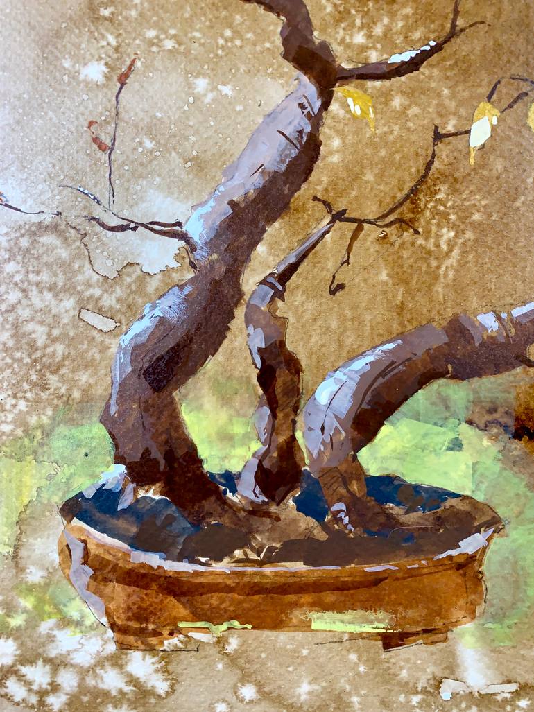 Original Illustration Floral Painting by Norman Vila