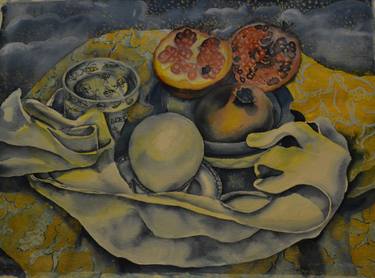 Print of Figurative Still Life Paintings by simonetta leonetti luparini