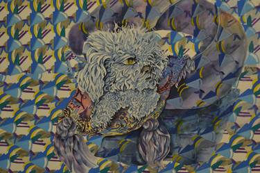 Print of Figurative Dogs Paintings by simonetta leonetti luparini