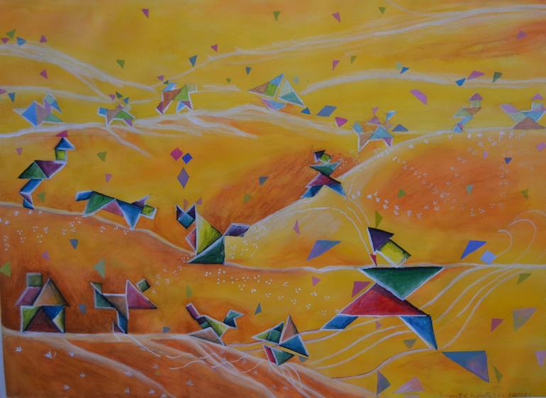 exodus Painting by Simonetta Leonetti Luparini | Saatchi Art India