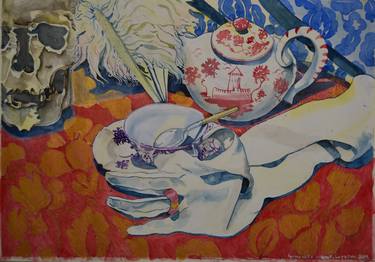 Print of Figurative Still Life Paintings by simonetta leonetti luparini