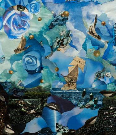 Original Surrealism Fantasy Collage by Konformizt T