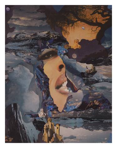 Original Surrealism Fantasy Collage by Konformizt T