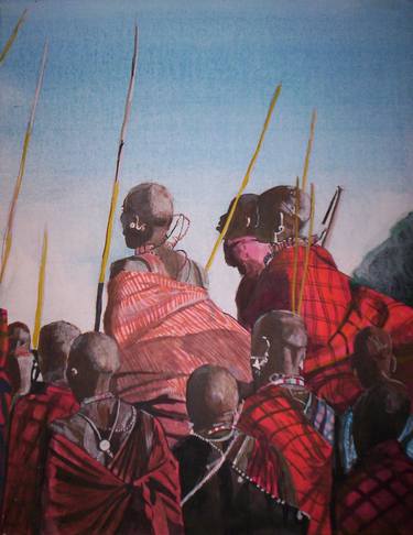 Print of Folk World Culture Paintings by anthony rowell