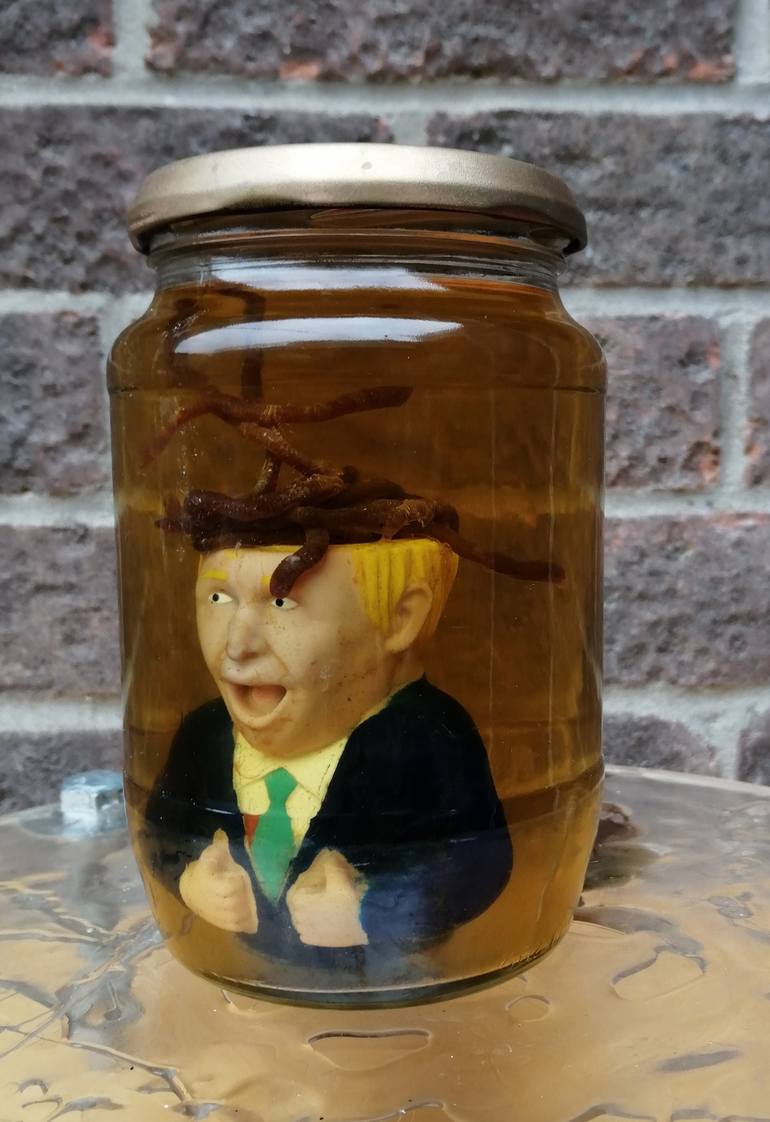 Original Documentary Politics Sculpture by Mike Janes