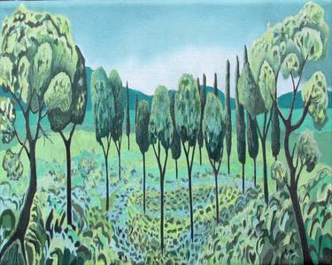 Print of Pop Art Landscape Paintings by Pierre Lamont Dingley