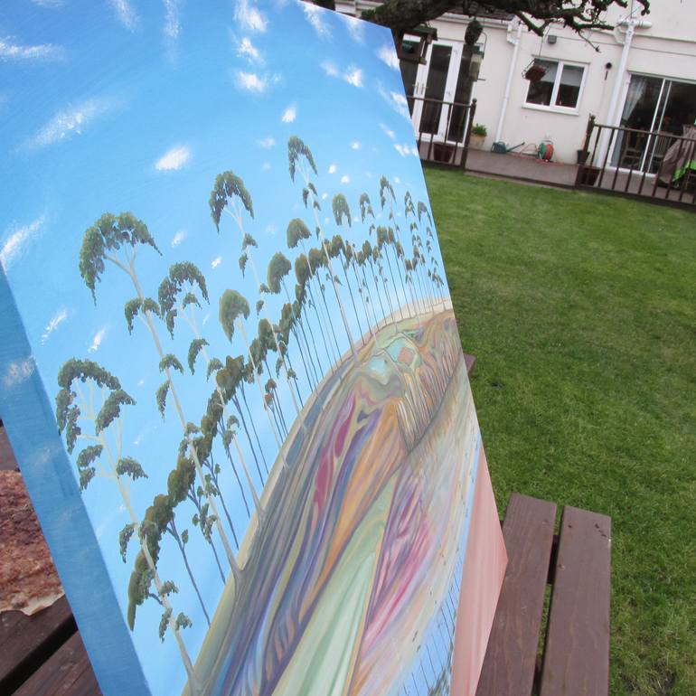 Original Expressionism Landscape Painting by Pierre Lamont Dingley