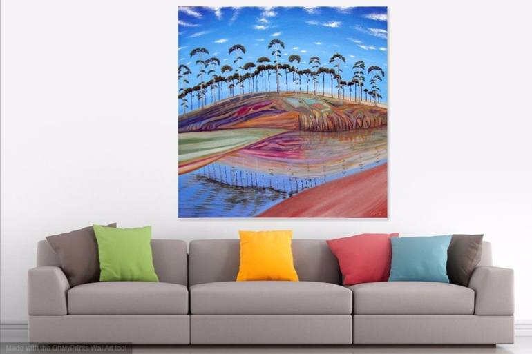 Original Expressionism Landscape Painting by Pierre Lamont Dingley