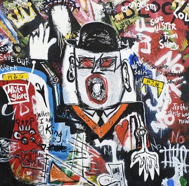 Original Expressionism Political Paintings by Gareth Maguire