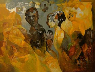 Original Abstract Expressionism Abstract Paintings by Shabir Santosh