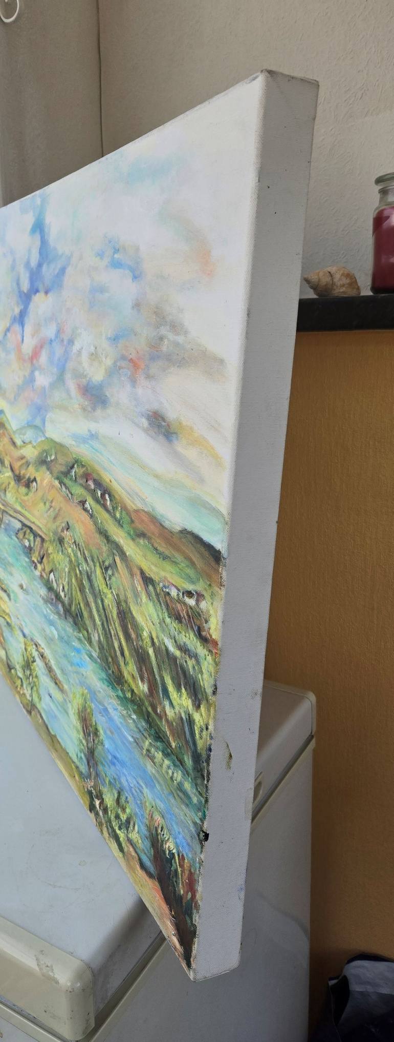 Original Impressionism Landscape Painting by Myrna Higgins
