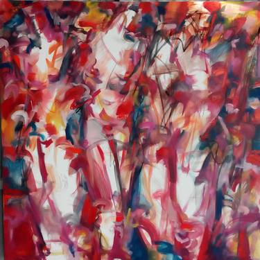 Print of Abstract Expressionism Women Paintings by Muhannad Zidan
