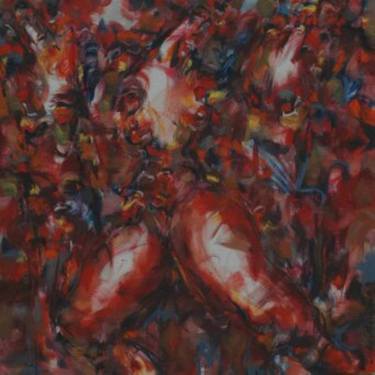 Original Abstract Expressionism Love Paintings by Muhannad Zidan