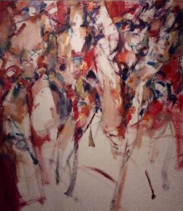 Original Abstract Expressionism Women Paintings by Muhannad Zidan