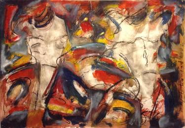 Original Abstract Expressionism Portrait Paintings by Muhannad Zidan