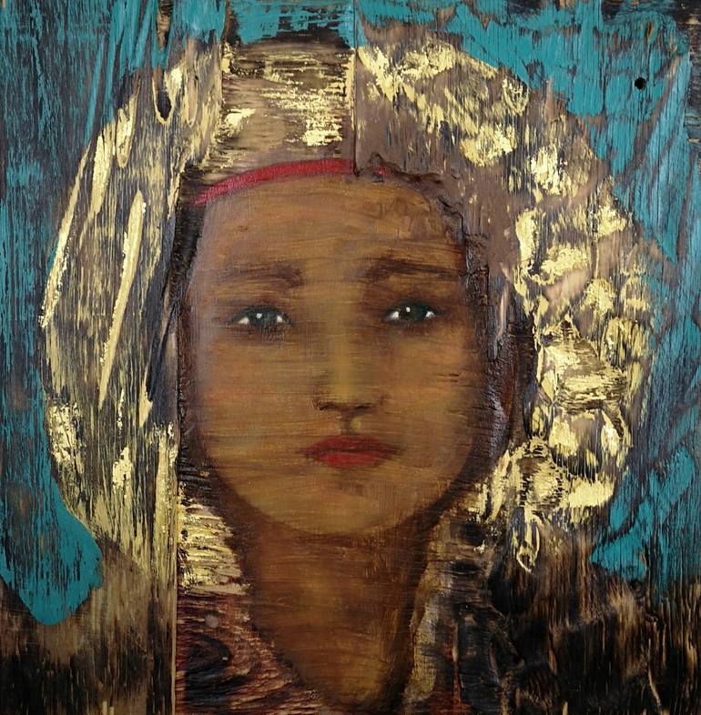 Original Expressionism People Painting by Tessa  Thonett