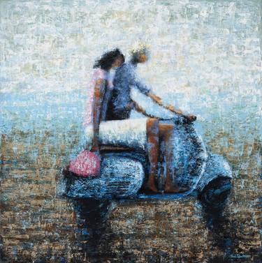 Print of Motorbike Paintings by Ned Shuchter