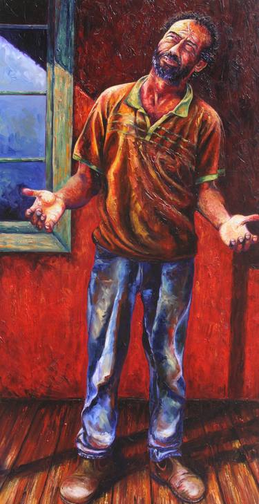 Original Portraiture Portrait Painting by Simon Kitching