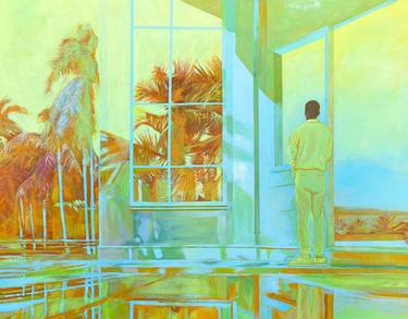 Original Figurative Architecture Paintings by Fournié yannick