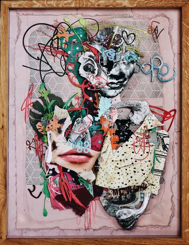 Print of Portrait Collage by Mark Francis Williams