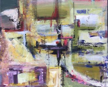 Original Abstract Expressionism Abstract Paintings by Zona Pierdutin