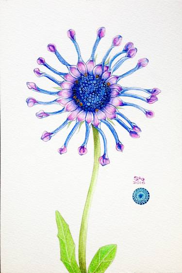 Original Realism Botanic Paintings by Sally Arnold