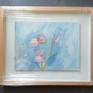 View of framed piece, with polythene protection