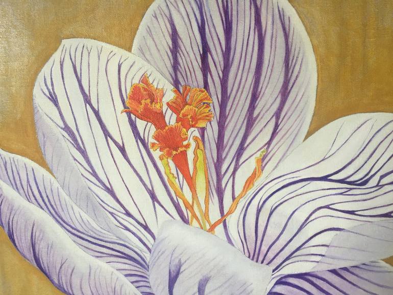 Original Floral Painting by Sally Arnold