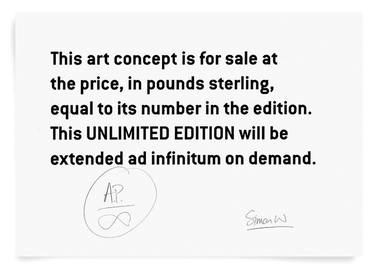 UNLIMITED EDITION, £29 (1-28 sold) Read more @ unlimited-edition.co.uk for current number for sale. thumb