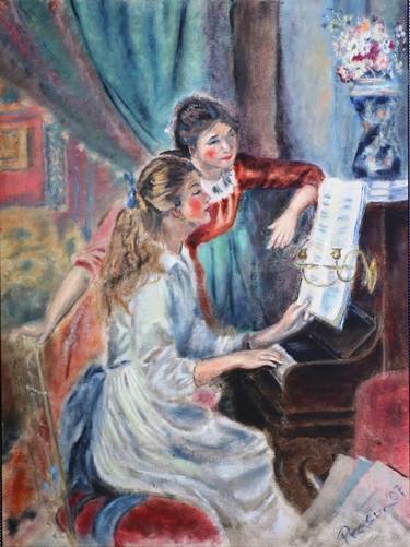 Print of Impressionism Music Paintings by PRASUN ROYCHOUDHURY