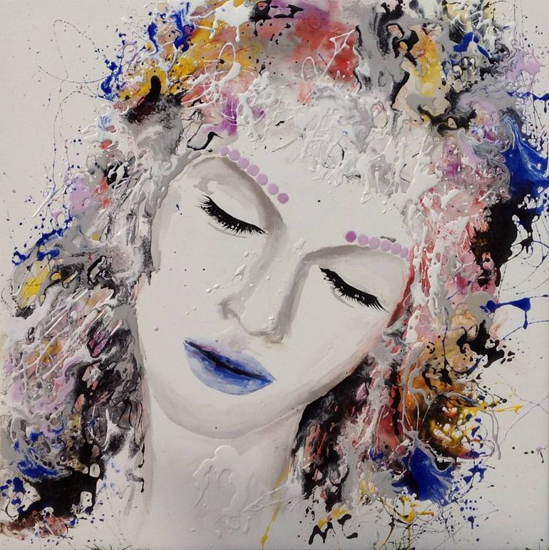 Angel Painting by Compostella marlene | Saatchi Art