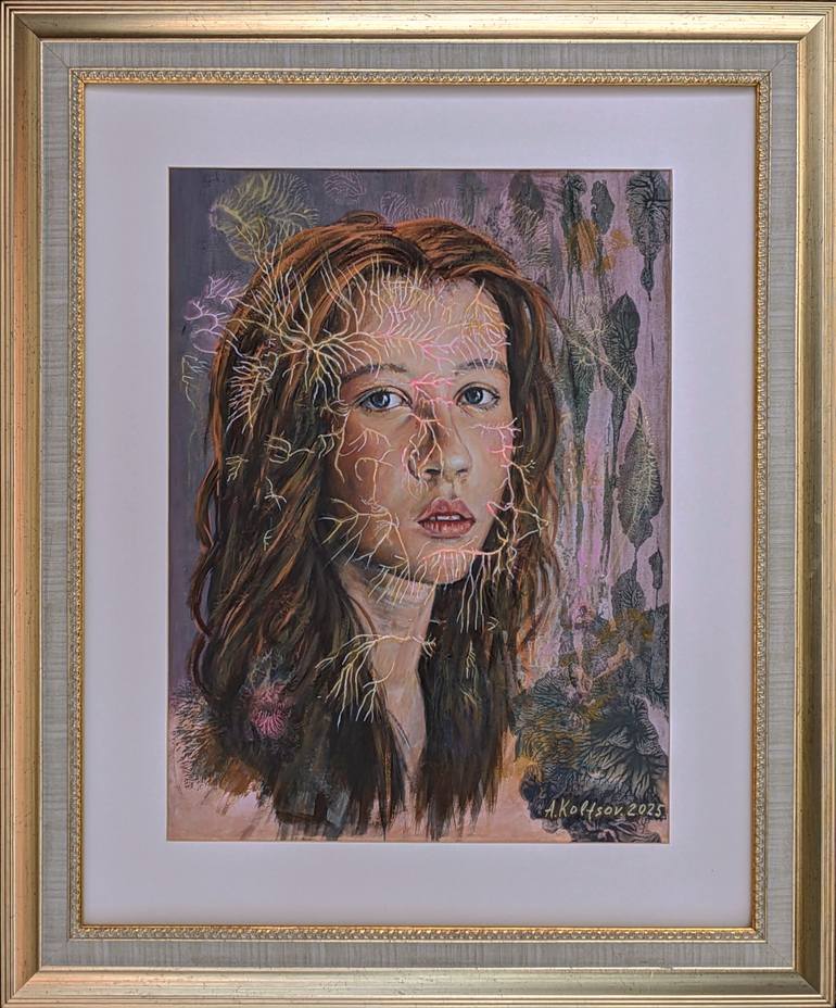 Original Portraiture Women Painting by Alexander Koltsov