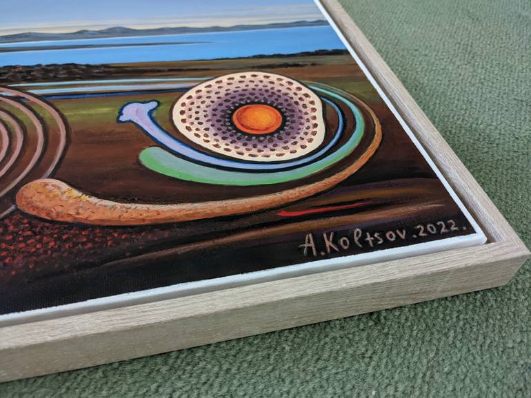 Original Abstract Fantasy Painting by Alexander Koltsov