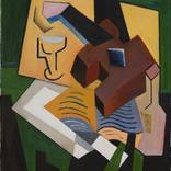 Mesa, guitarra y copa by Willy Jean Riesen