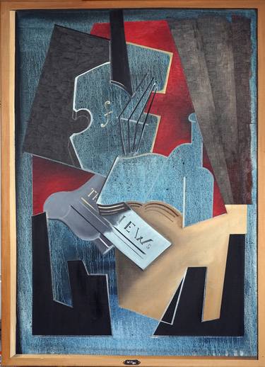 Original Cubism Music Paintings by willy L'Eplattenier