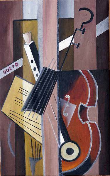 Print of Cubism Music Paintings by willy L'Eplattenier