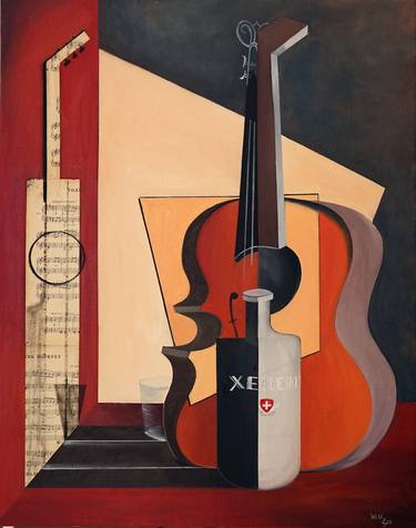 Print of Music Paintings by willy L'Eplattenier