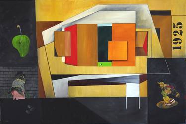 Original Cubism Abstract Paintings by willy L'Eplattenier