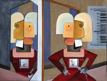 Print of Cubism Celebrity Paintings by willy L'Eplattenier