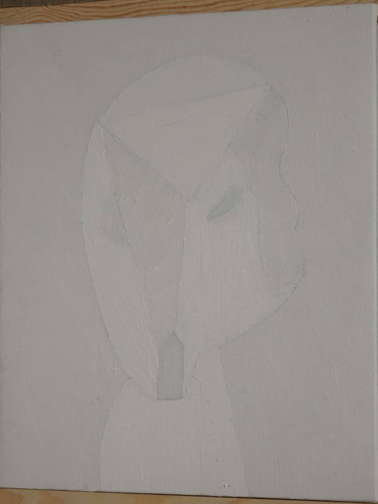 Original Cubism Abstract Painting by Willy Jean Riesen