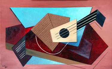Original Cubism Music Paintings by willy L'Eplattenier