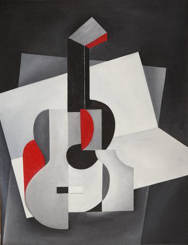 Print of Cubism Abstract Paintings by willy L'Eplattenier