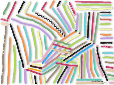 Print of Abstract Digital by Martin Rayman