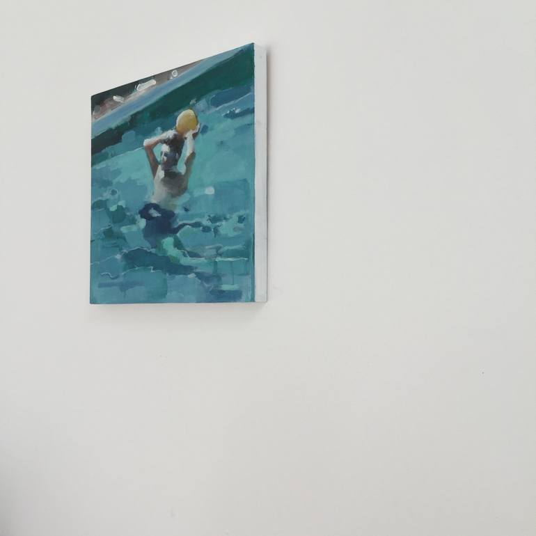 Original Expressionism People Painting by Sarah Lowe