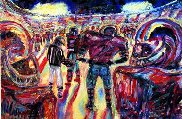 Original Expressionism Sports Paintings by Arthur Robins