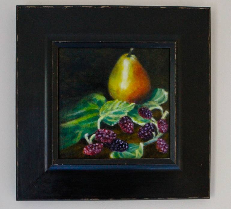 Original Fine Art Still Life Painting by Raewyn Carboni