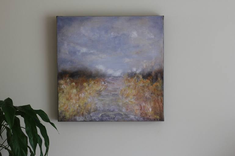 Original Abstract Expressionism Landscape Painting by Raewyn Carboni